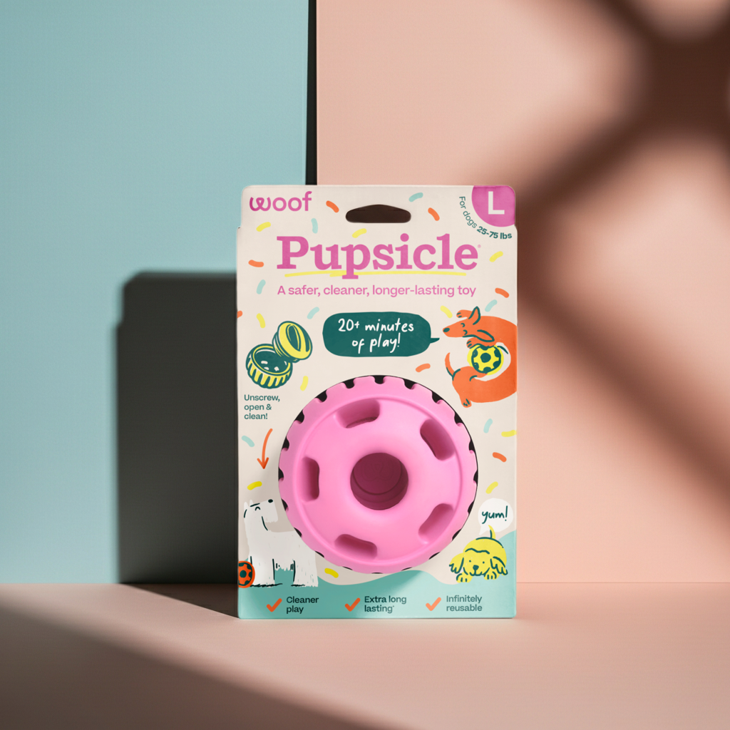 Woof - Party Pupsicle: Pink / X-Large