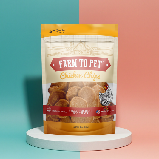 Farm to Pet - Chicken Chips Dog Treats: 4oz